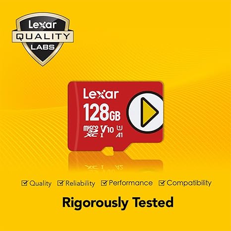 128GB - Lexar® PLAY microSDXC™ UHS-I Card 4