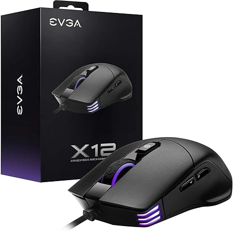 EVGA X12 Mouse (16K DPI 8K polling rate) - Black 2