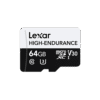 64GB - Lexar® High-Endurance microSDHC or microSDXC™ UHS-I Card