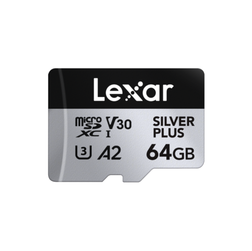 64GB - Lexar® Professional SILVER PLUS microSDXC™ UHS-I Card 64GB - Lexar® Professional SILVER PLUS microSDXC™ UHS-I Card