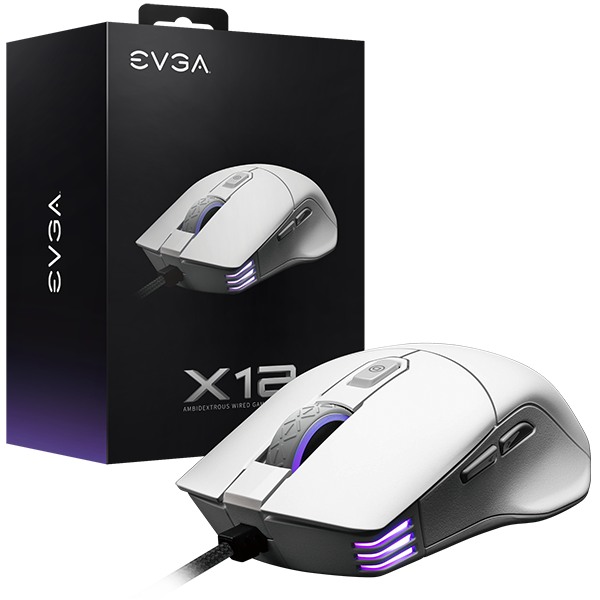 EVGA X12 Mouse (16K DPI, 8K polling rate) - White